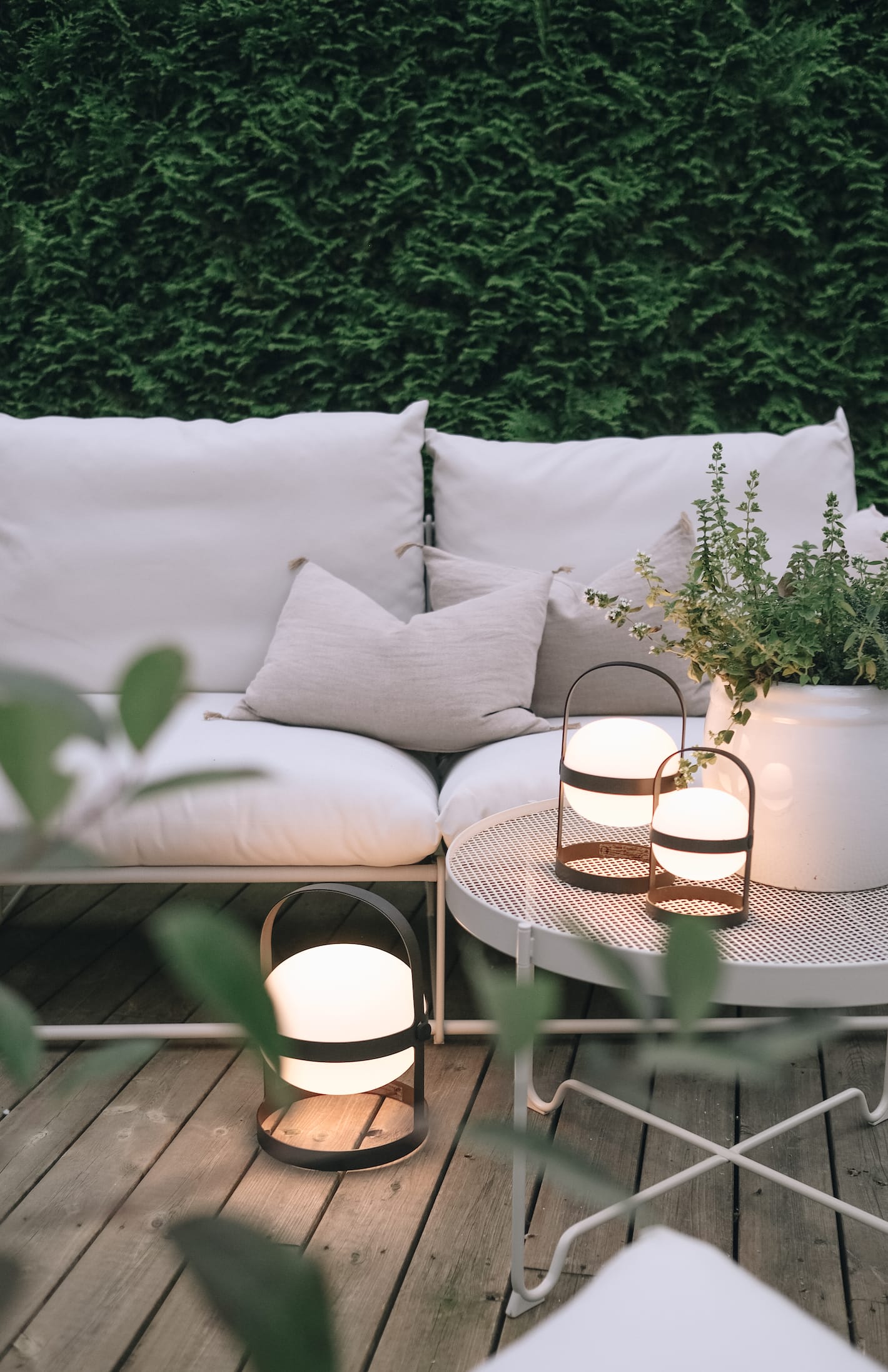 Stemningsfulle solcellelamper utend&oslash;rs