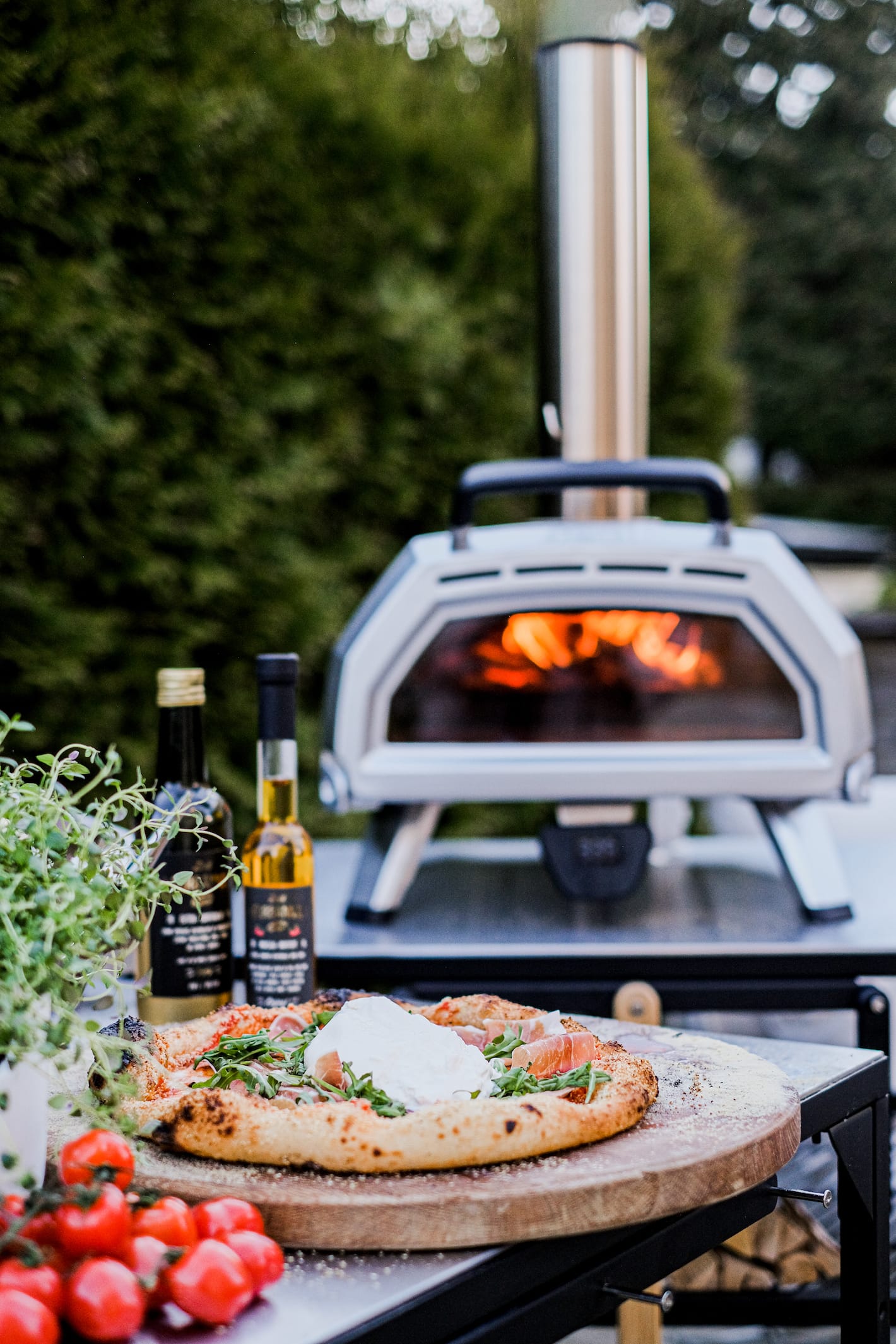 Pizza stekt i Ooni pizzaovn