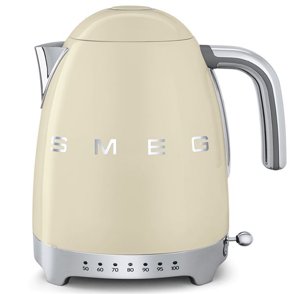 SMEG, vannkoker m/termostat KLF04 krem