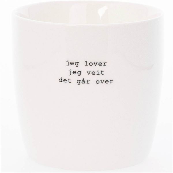 Søgne Home Krus jeg lover - jeg veit 30 cl