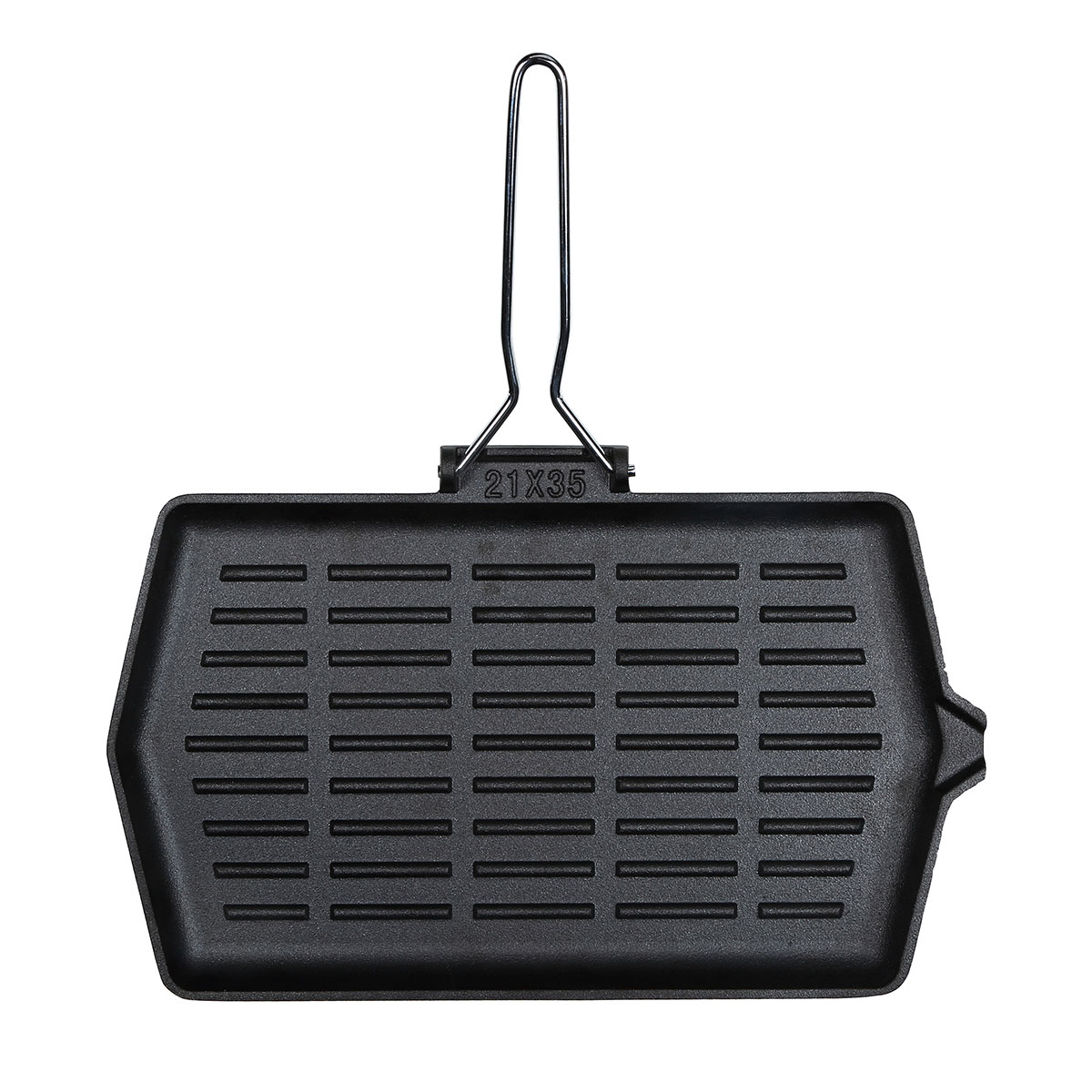 Grillpanne sort 33.5x19 cm
