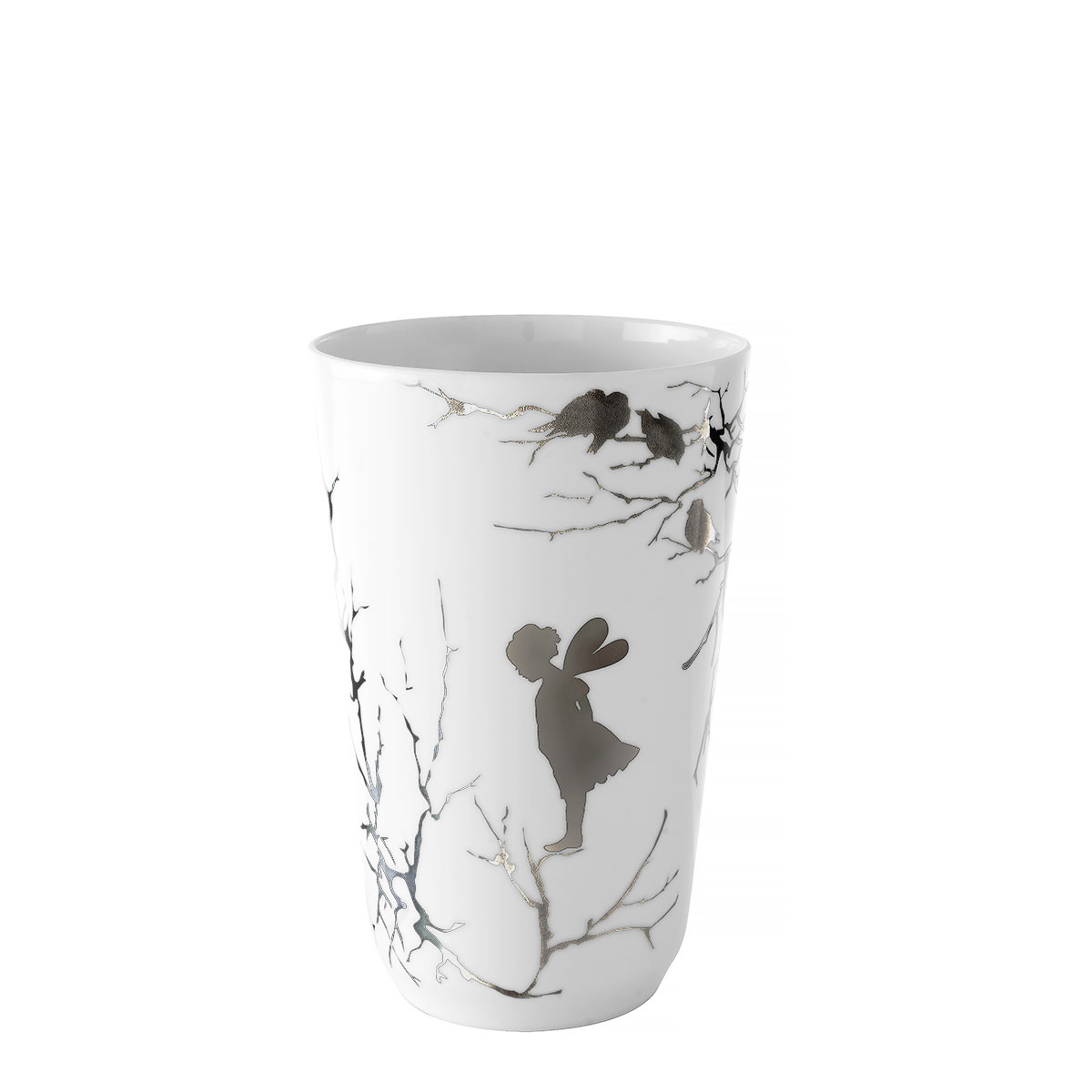 Vase sølv 20 cm