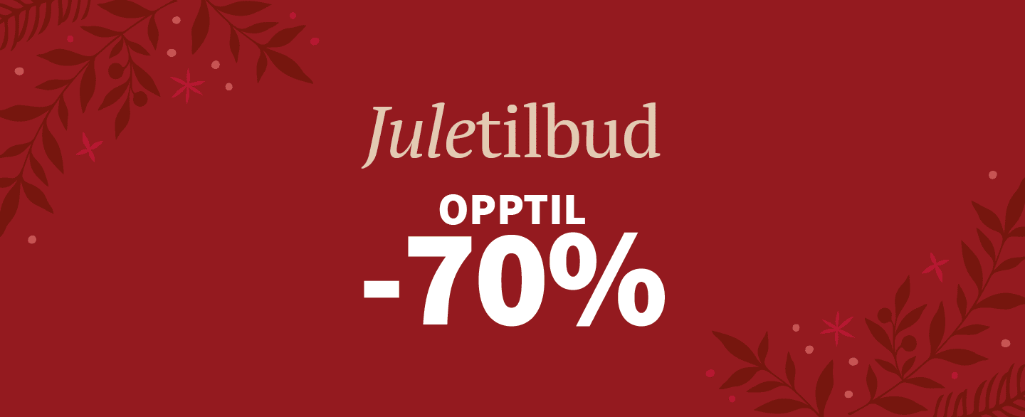 Juletilbud opptil 70% rabatt