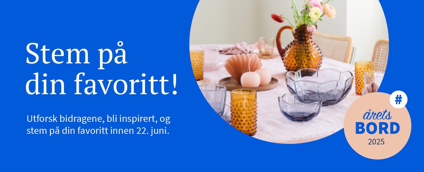 Årets Bord 2025: Stem på din favoritt! Utforsk bidragene, bli inspirert, og stem på din favoritt innen 22. juni.