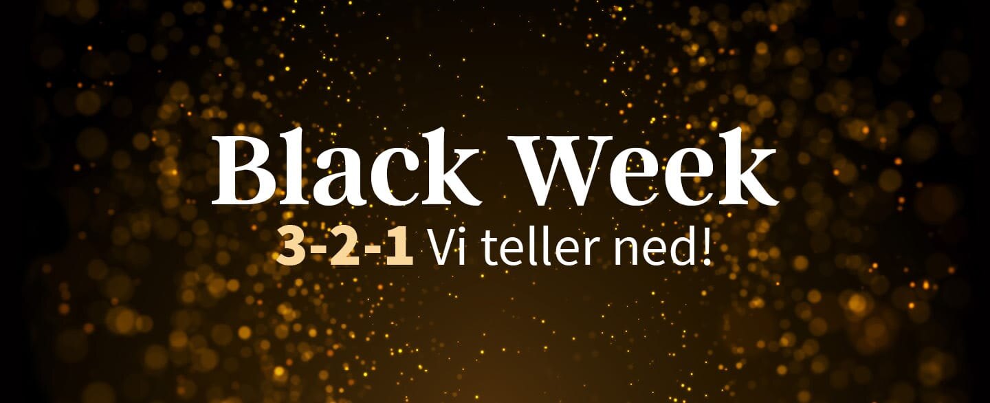 Black Week 3-2-1 Vi teller ned!