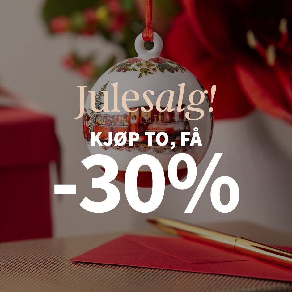 Julesalg! Kjøp to, få 30% rabatt