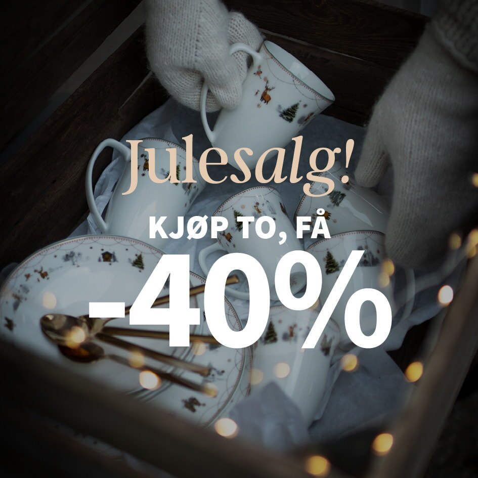 Julesalg! Kjøp to, få 40% rabatt