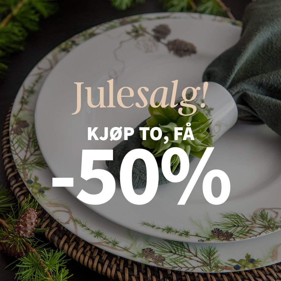 Julesalg! Kjøp to, få 50% rabatt