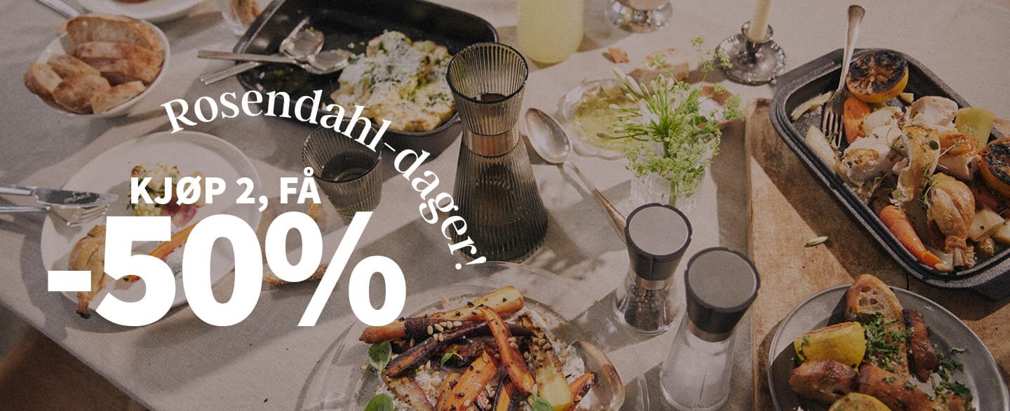 Rosendahl-dager! Kjøp 2, få 50% rabatt.