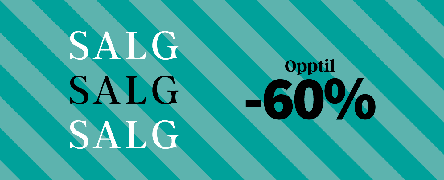 Salg! Opptil 60% rabatt.