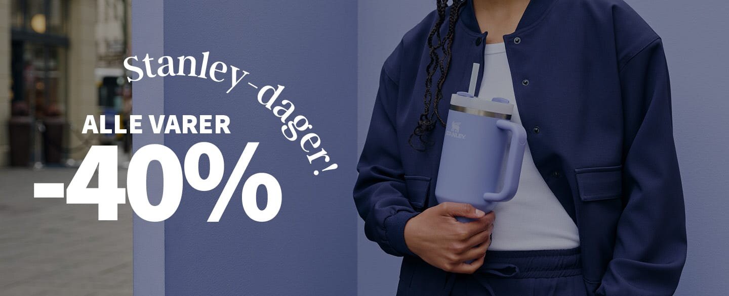 Stanley-dager! 40% rabatt på alle varer.