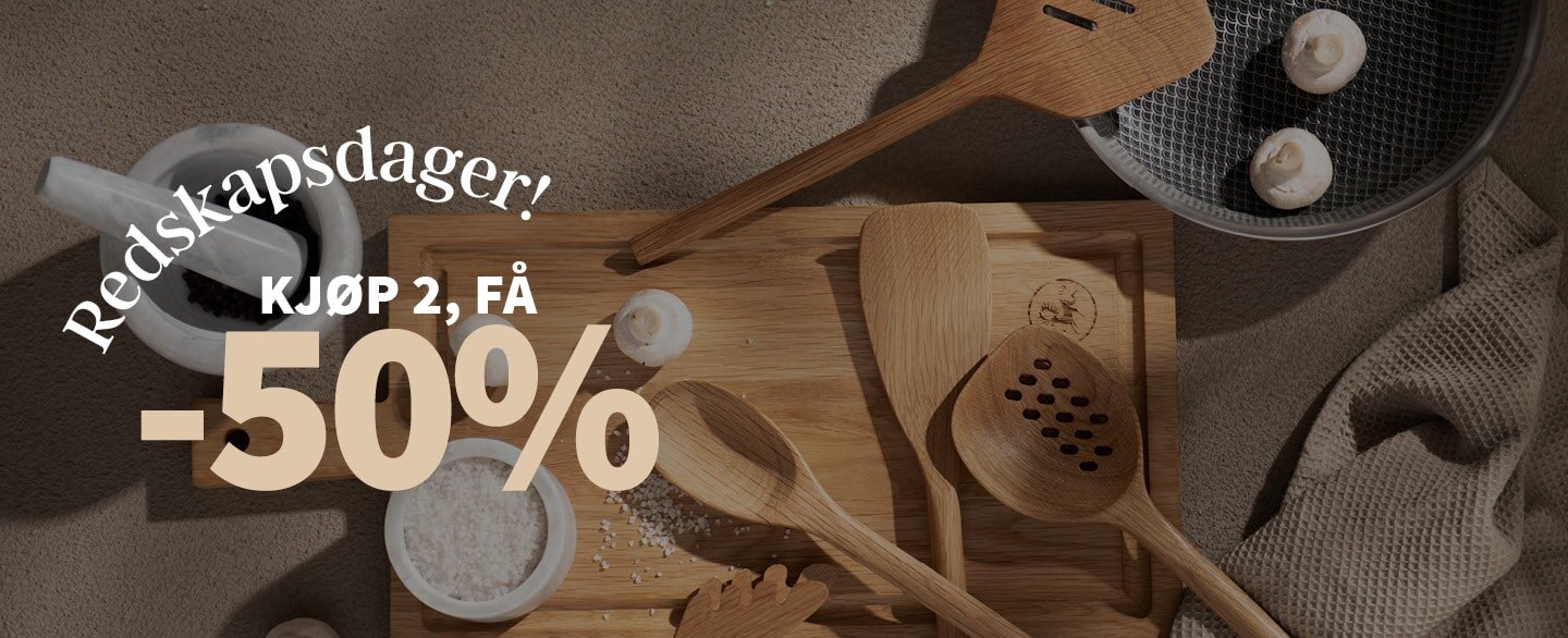 Redskapsdager! Kjøp 2, få 50% rabatt.