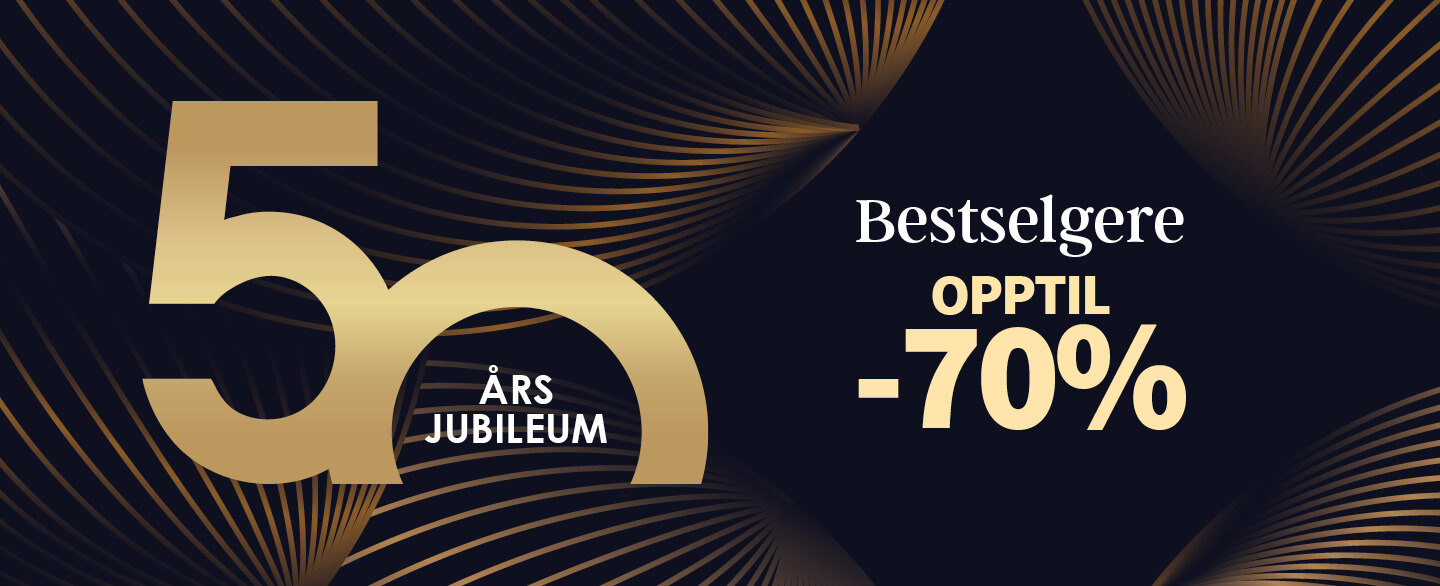 50-års-jubileum - bestselgere opptil 70% rabatt.