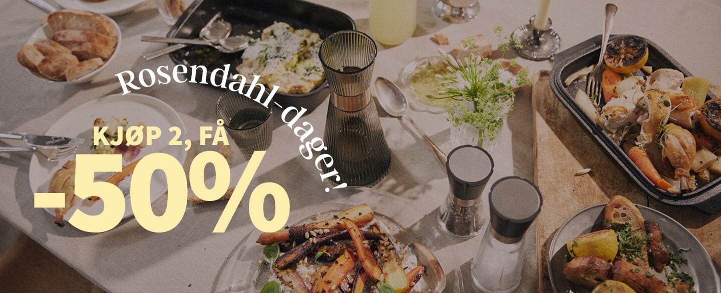 Rosendahl-dager! Kjøp 2, få 50% rabatt.