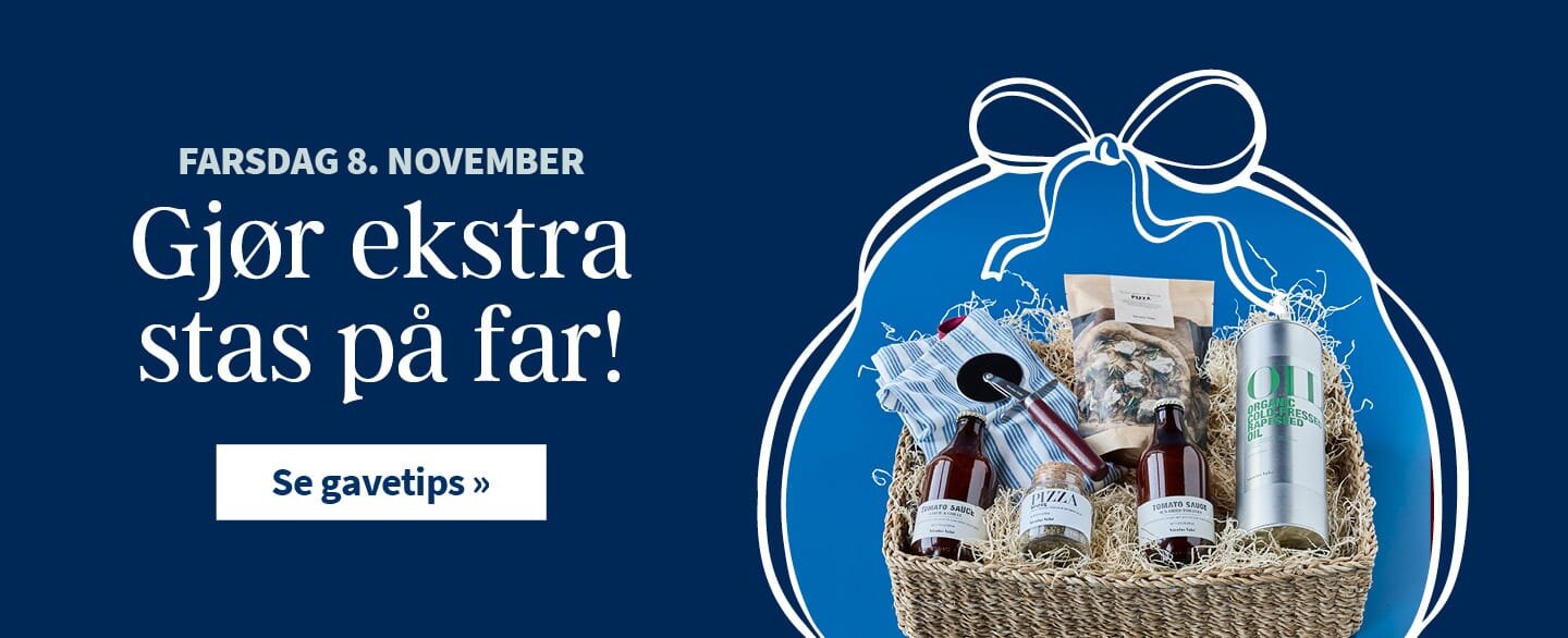 Farsdag 8. november Gjør ekstra stas på far! Se gavetips.