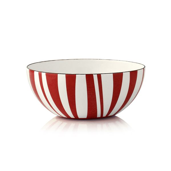 Cathrineholm, stripes bowl 14 cm rød
