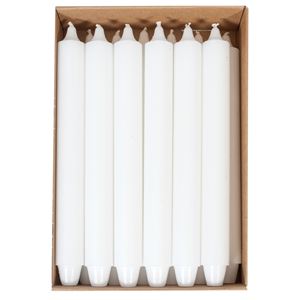 Edelweiss Herregårdlys 30 cm 1 stk hvit