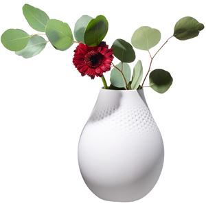Villeroy & Boch Manufacture Collier Blanc vase 20 cm hvit 