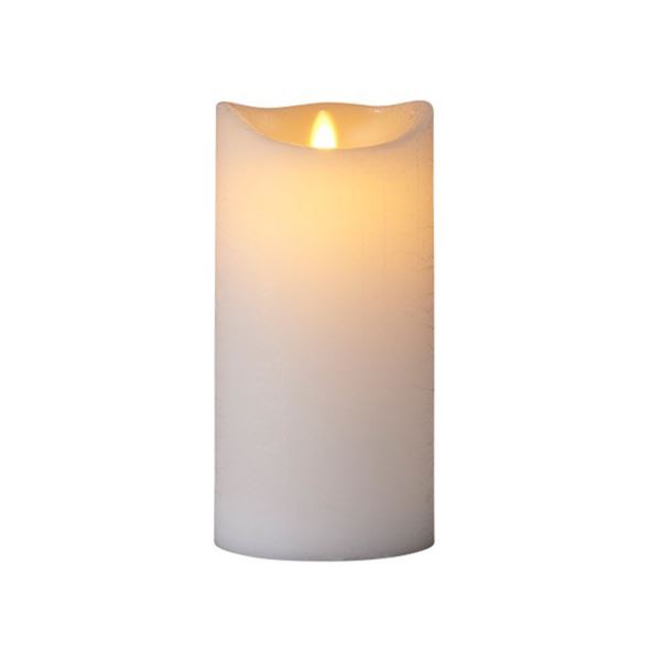 Ledkubbelys Hvit 20 cm