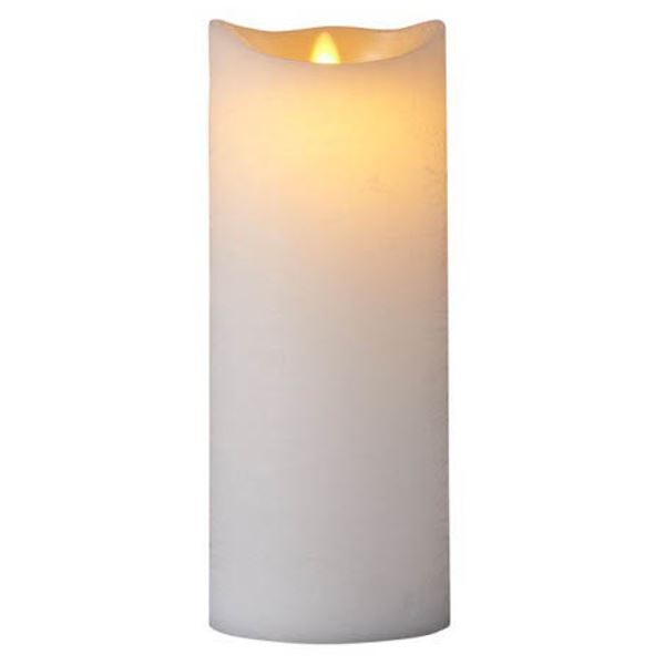 Ledkubbelys Hvit 25 cm