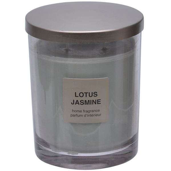 Duftlys 11x11x13cm Lotus jasmine