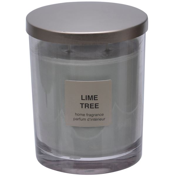 Duftlys 11x11x13cm Lime tree