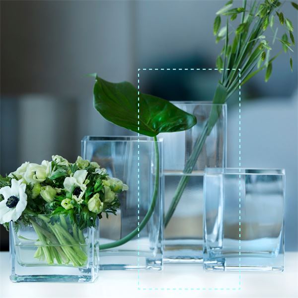 Vase klar 25 cm