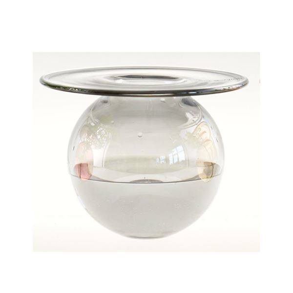 Magnor, boblen vase 16cm silver