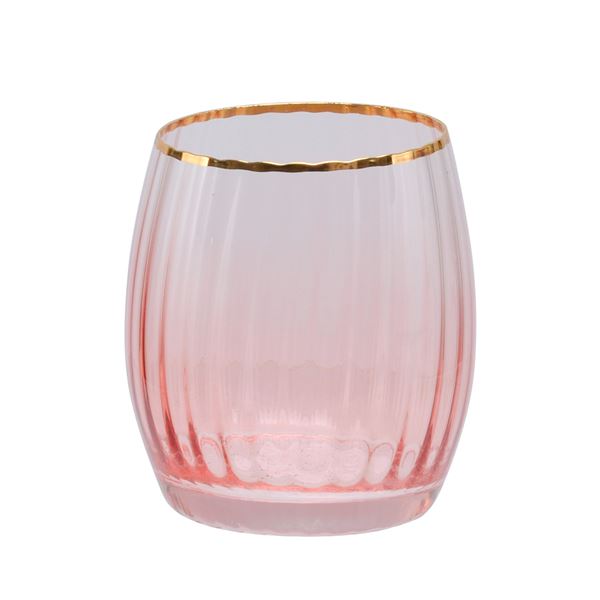 Modern House, soft pink vannglass 600 ml