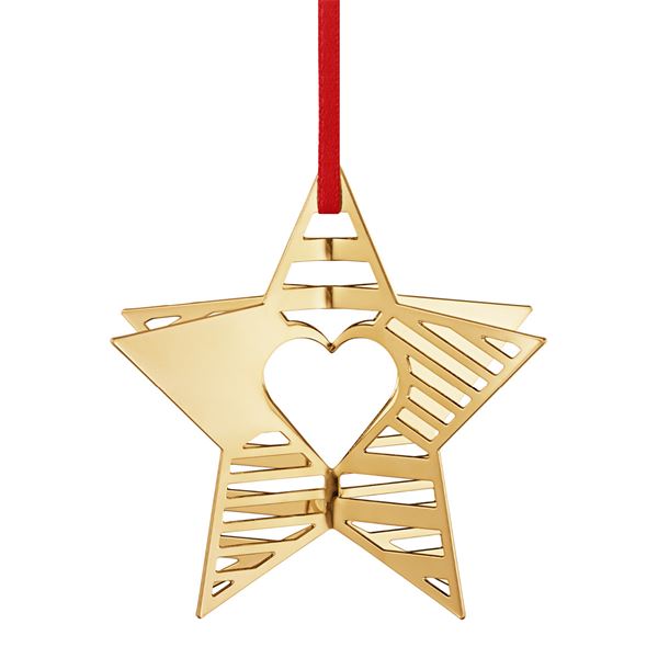 CC 2019 Ornament stjerne gull