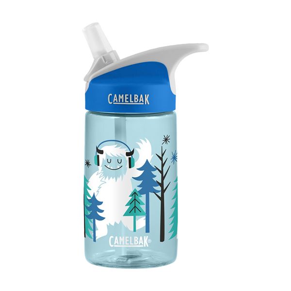 Camelbak, drikkeflaske 0,4l blå m/snøman