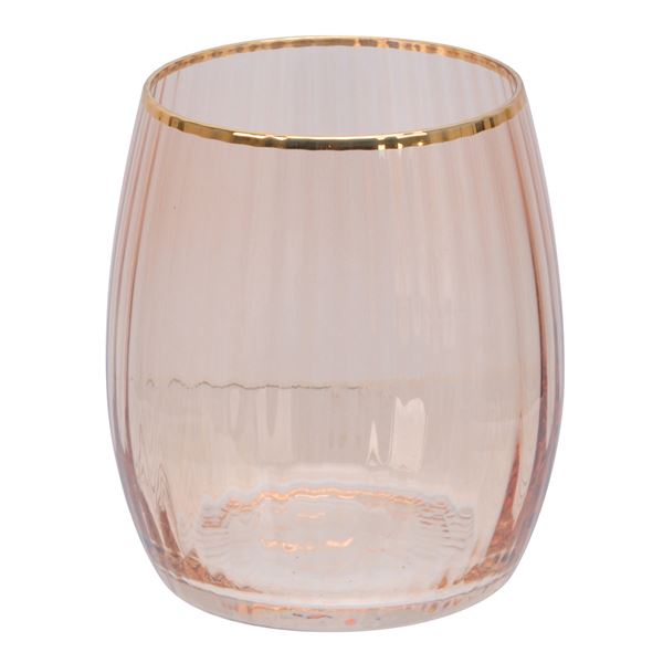 Modern House, soft pink vannglass 450ml