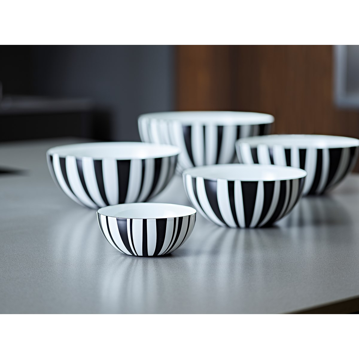Cathrineholm, stripes bowl 14cm sort