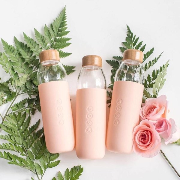 Soma, drikkeflaske 0.5l pudderrosa