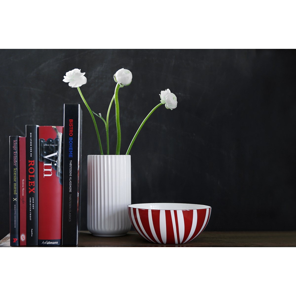 Cathrineholm, stripes bowl 10cm rød