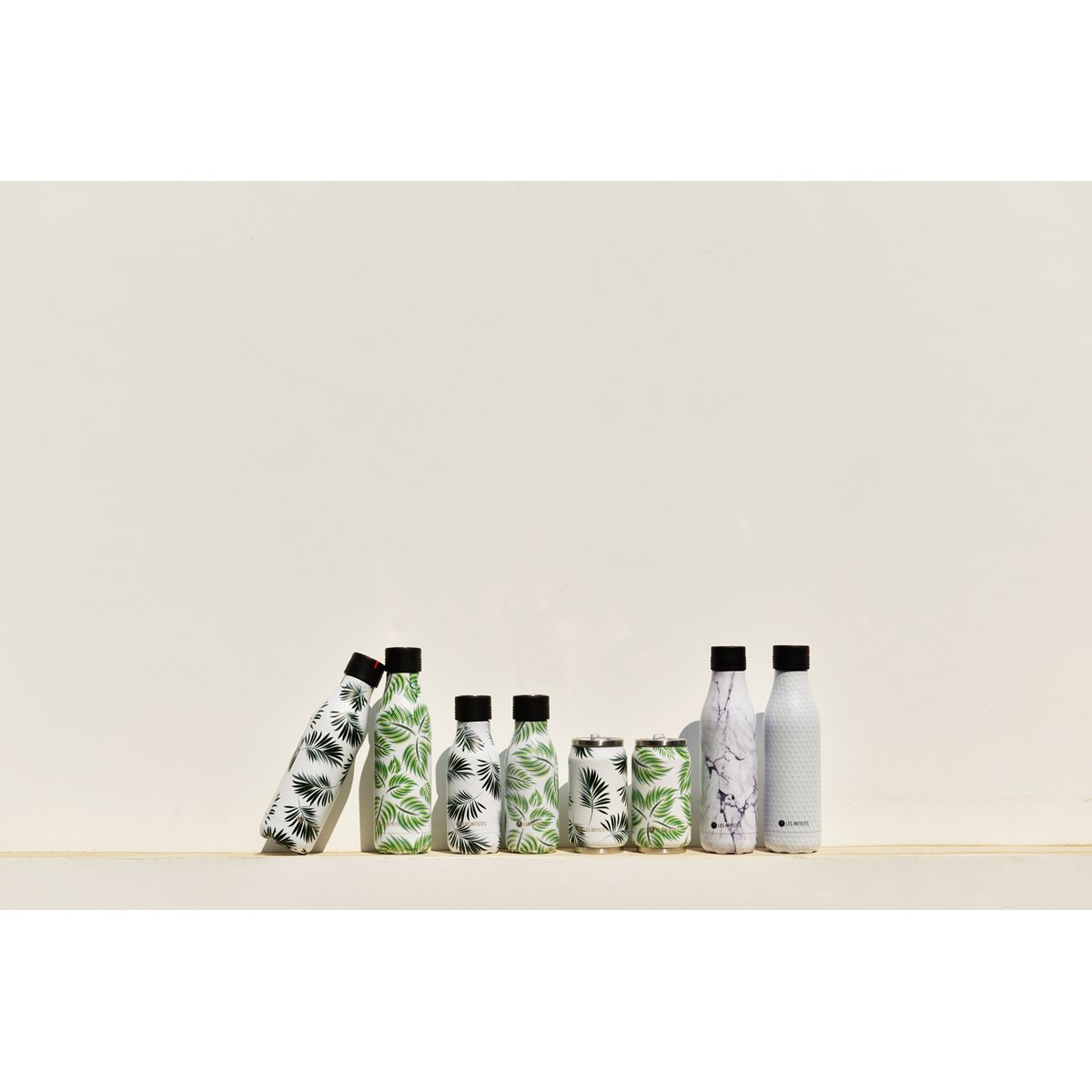 Les Artistes Bottle Up Design termoflaske 0,28L hvit/grønn