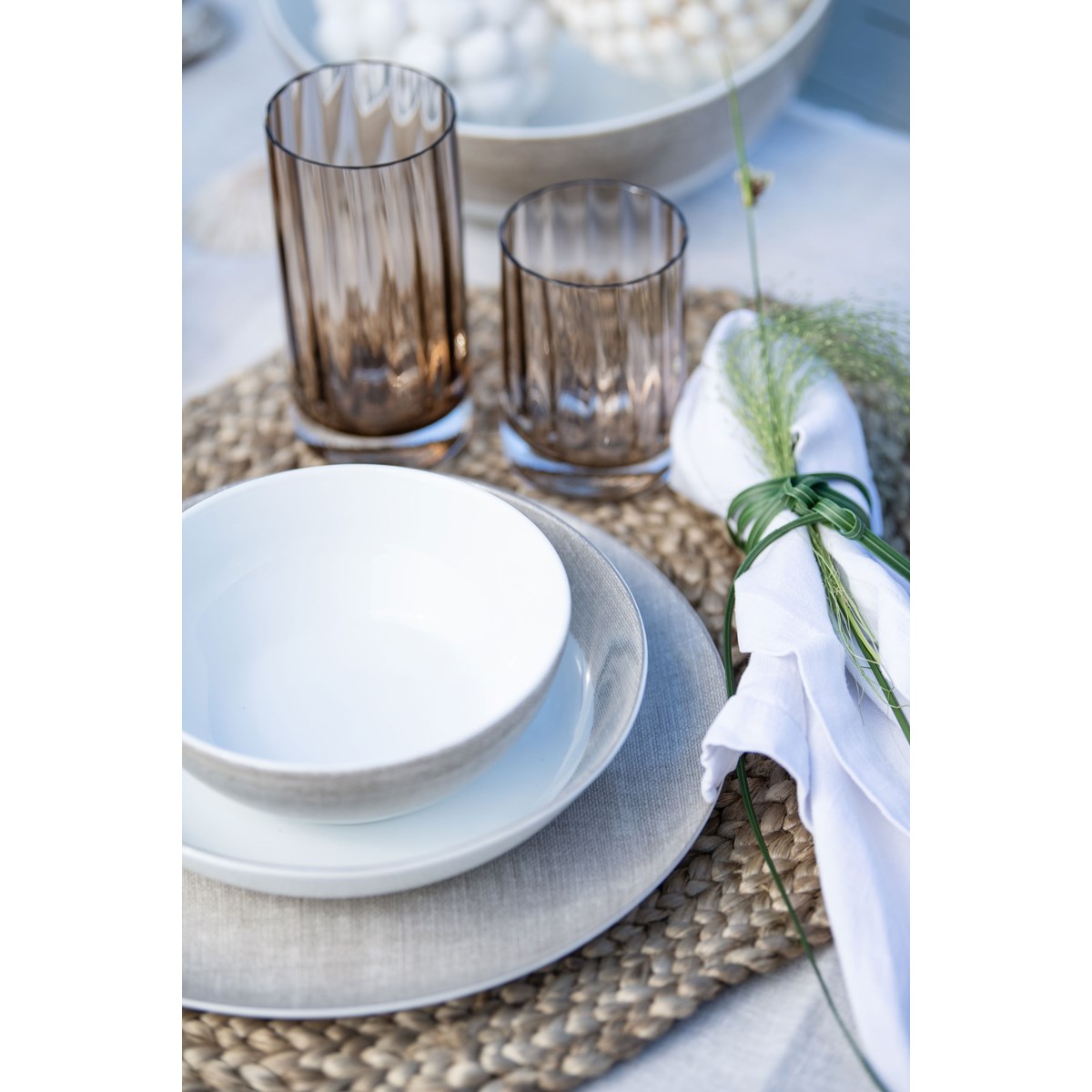 Magnor Linen dyp tallerken 20 cm