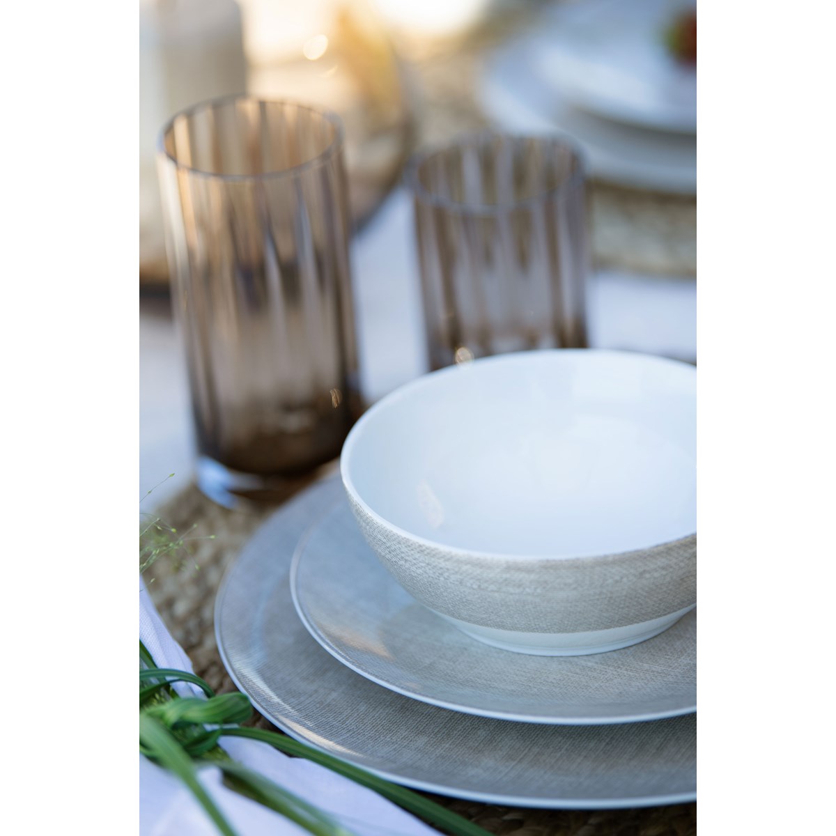 Magnor Linen dyp tallerken 20 cm