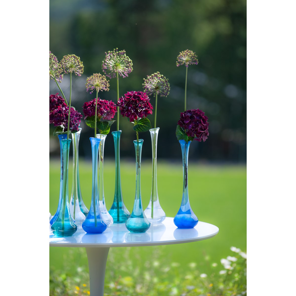 Magnor One vase 40 cm blå 