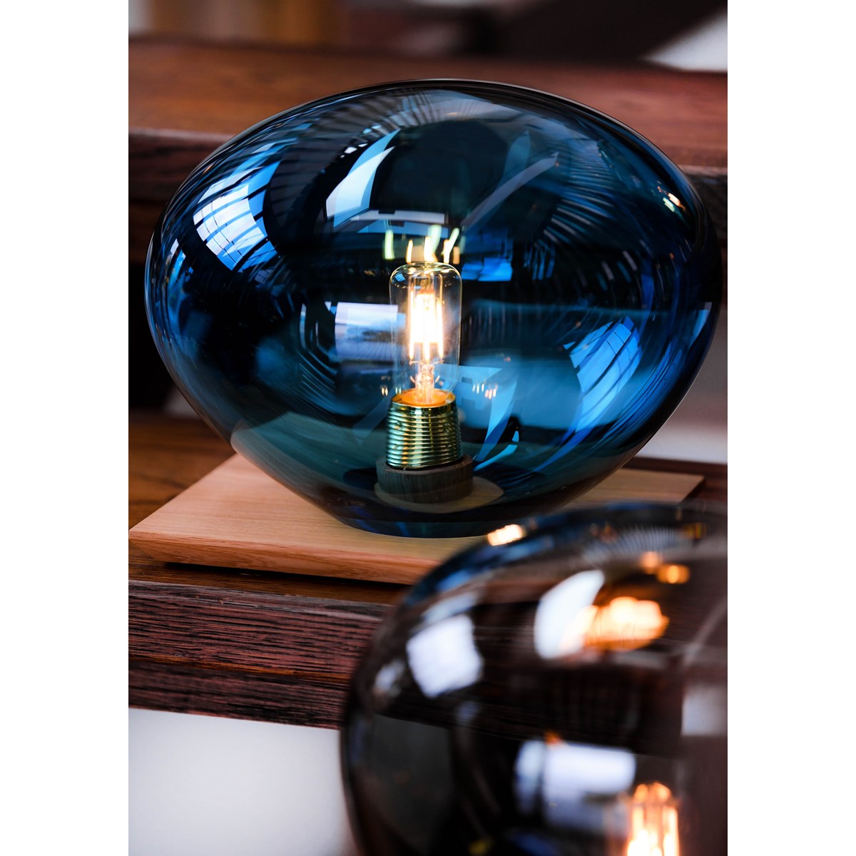 Magnor Stone lampe 25 cm ocean blue 
