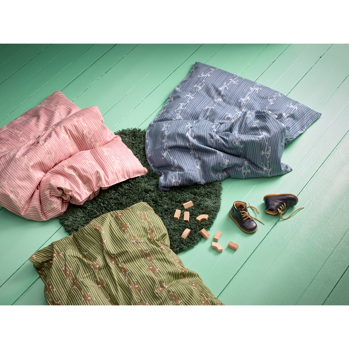 Kay Bojesen Apekatt Junior sengetøy 100x140 cm rosa