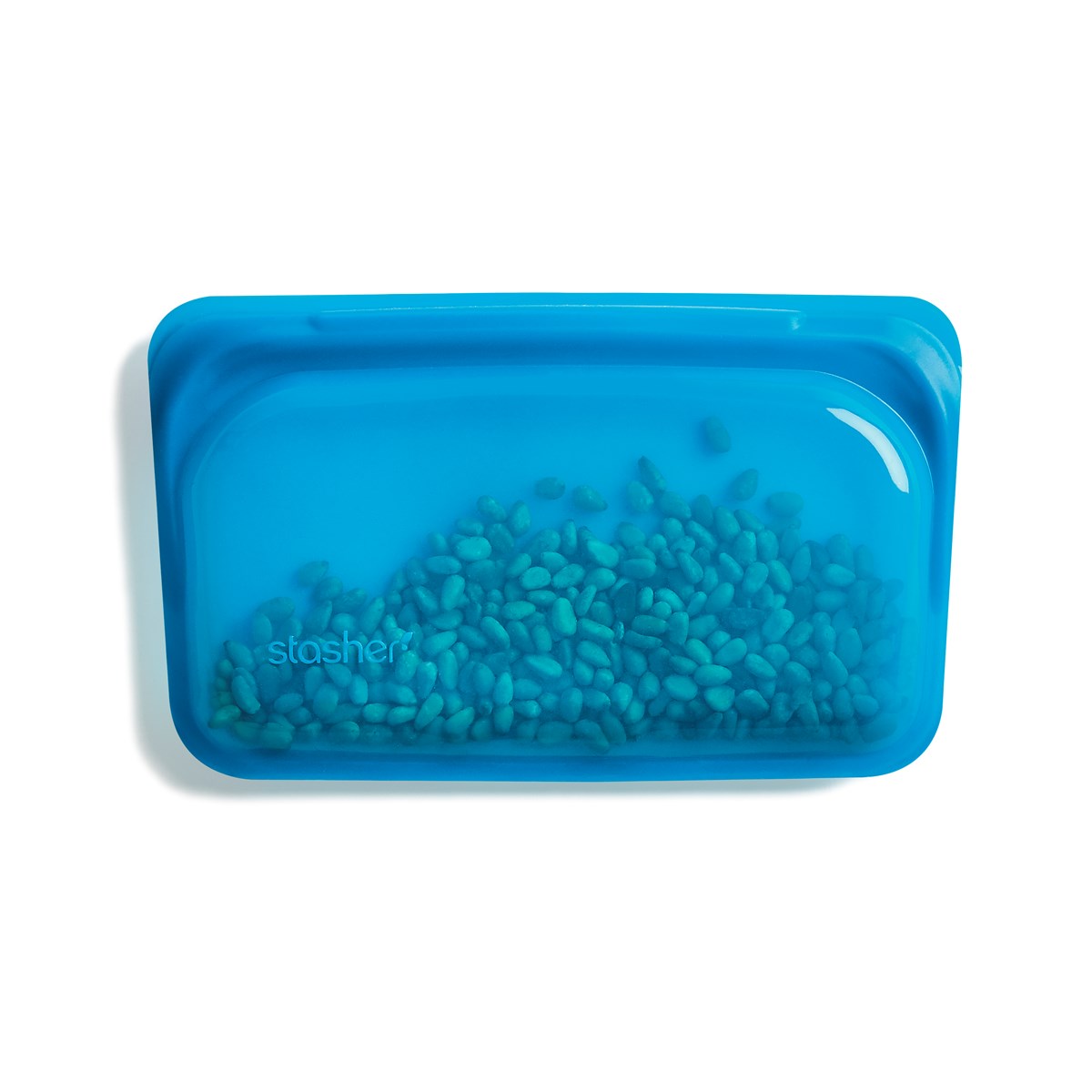 Stasher Snack silikonpose 0,3L blåbær