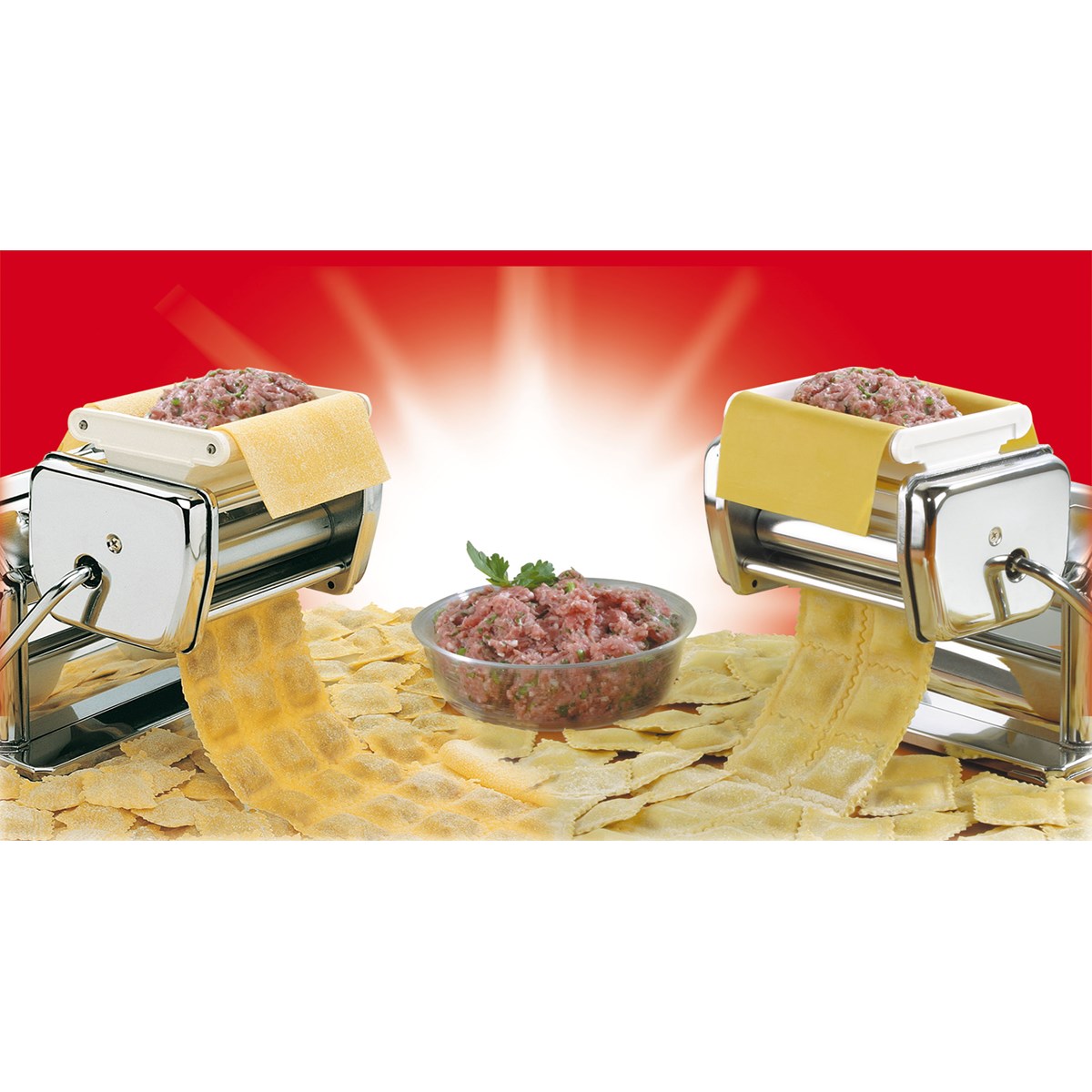 Imperia, iPasta pastavals ravioli 5x5 cm - Tilbords