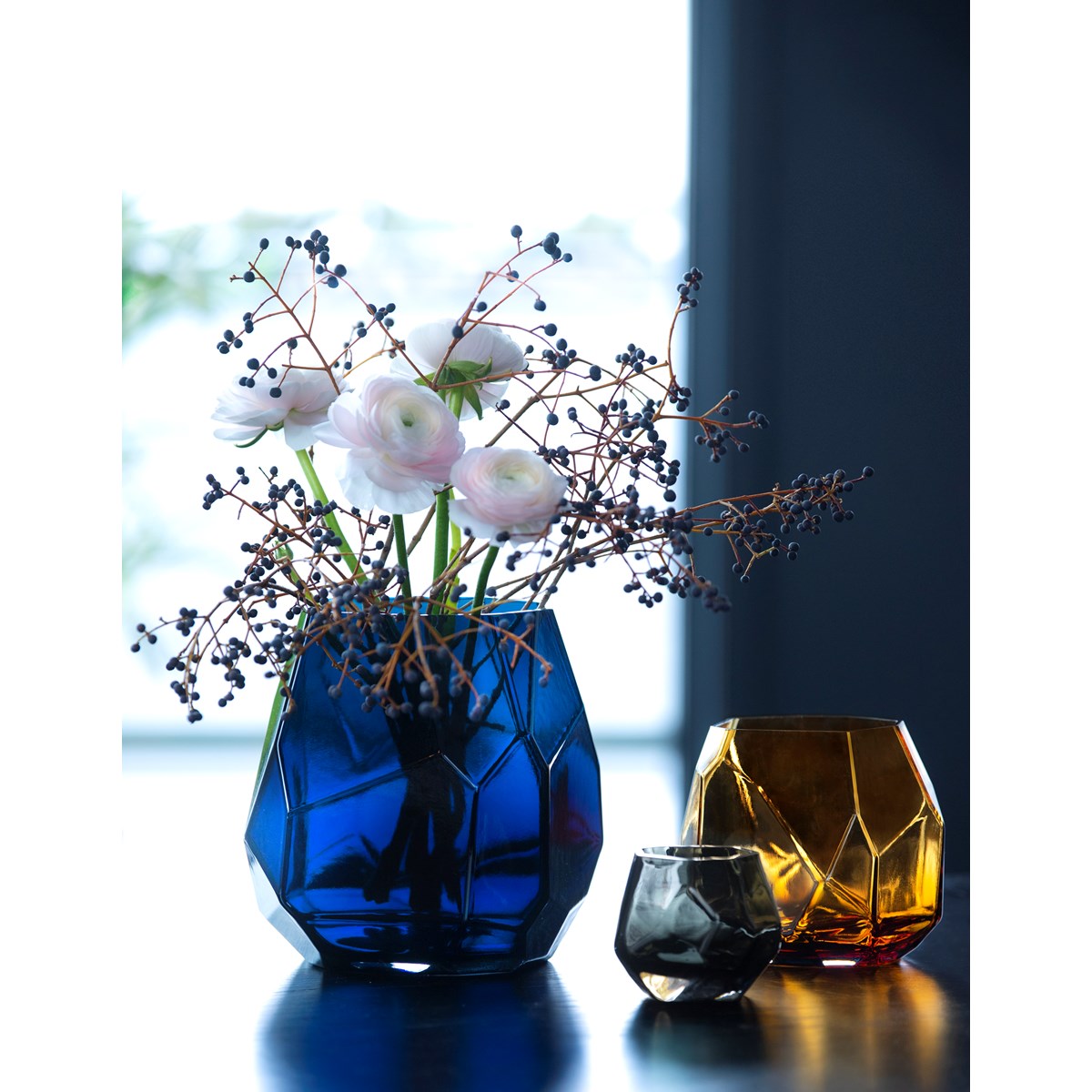 Magnor, iglo vase stor kongeblå 220mm