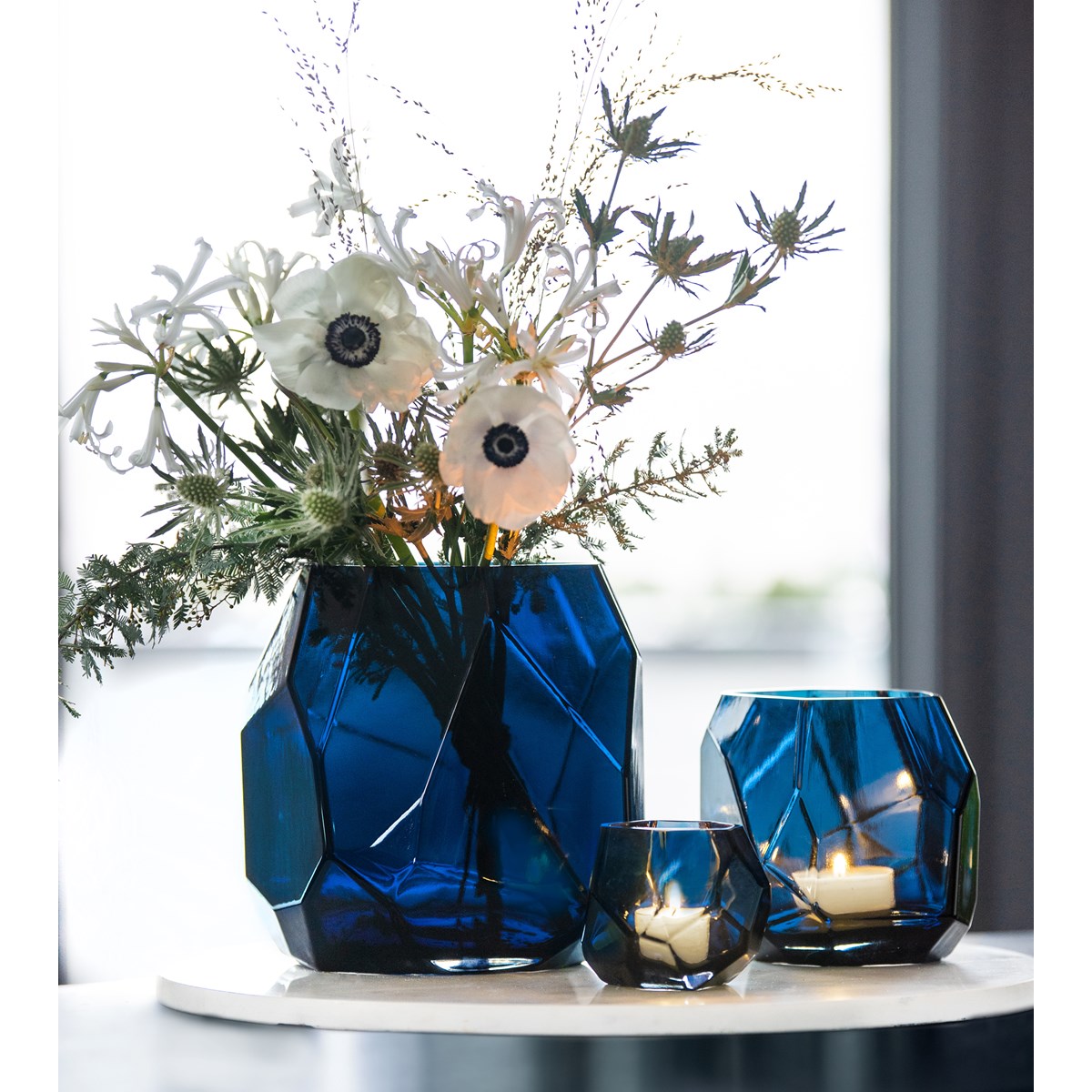 Magnor, iglo vase stor kongeblå 220mm