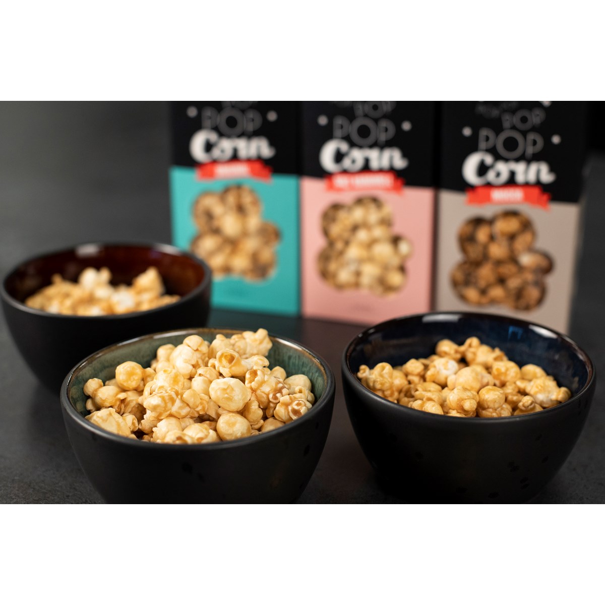 Cemo Popcorn 3 stk original/mocca/karamel
