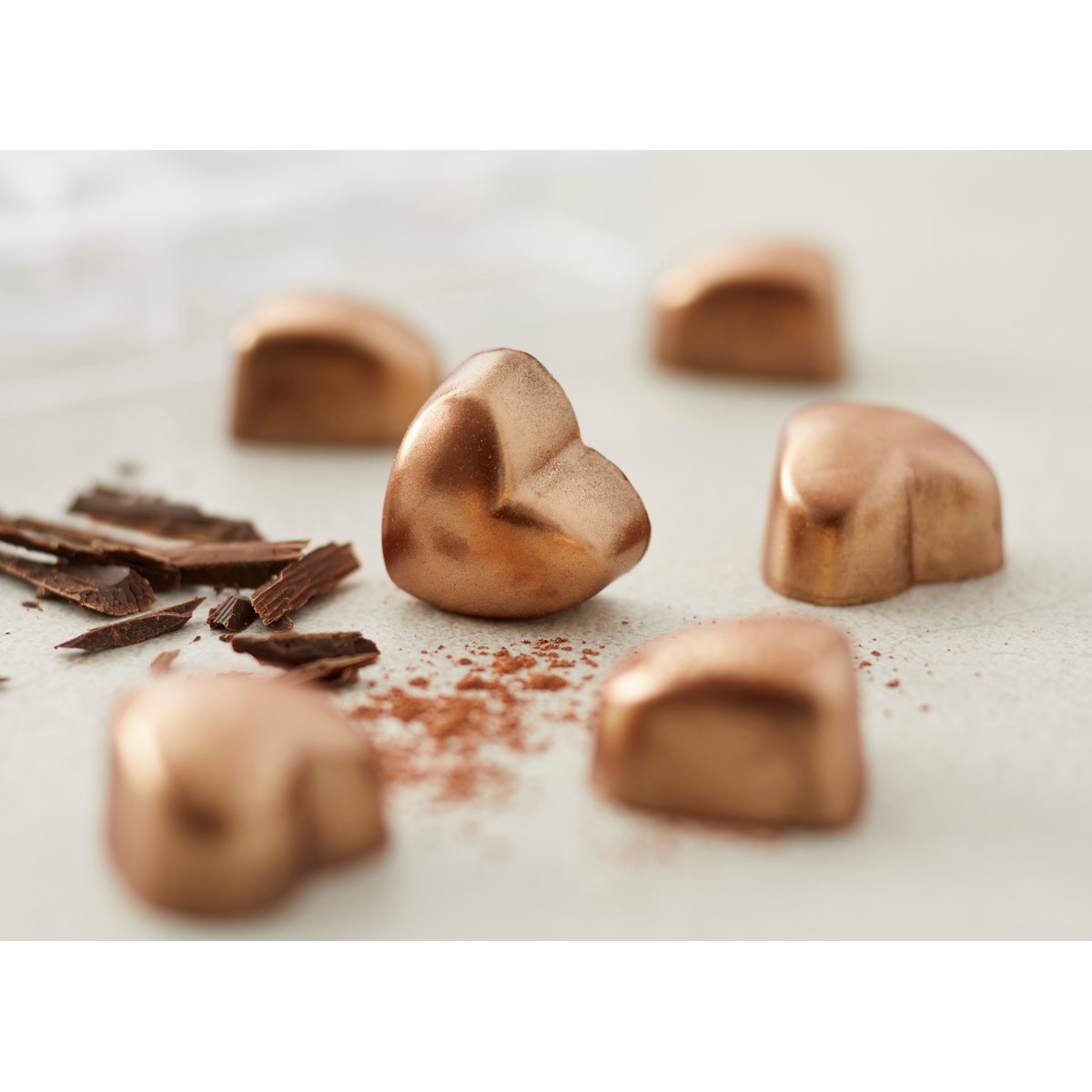 Blomsterbergs Sjokoladeform hjerte 21 stk