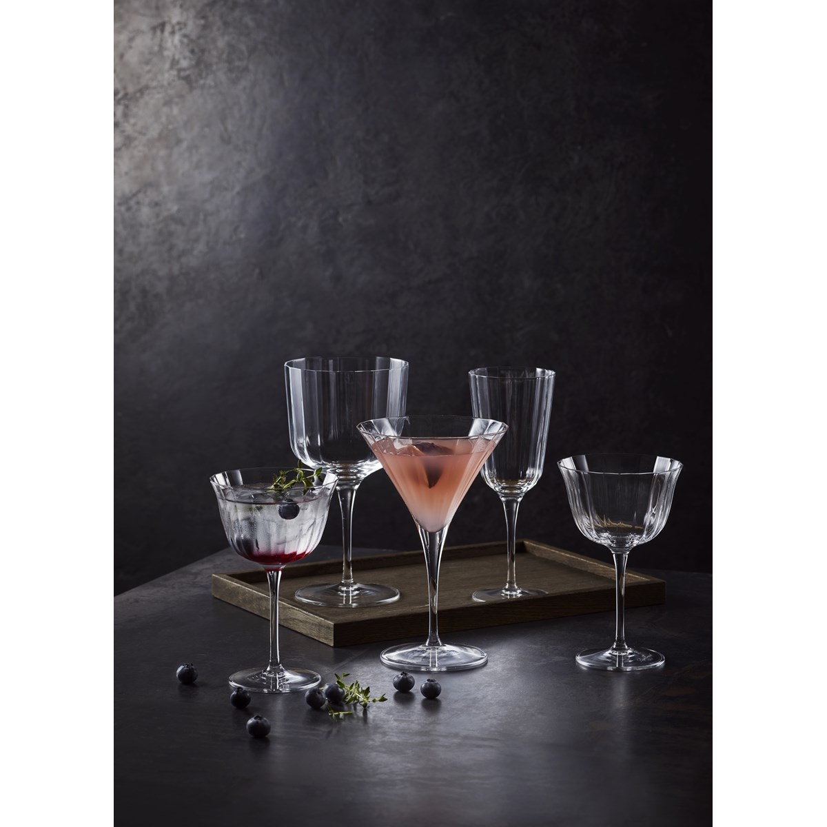 Luigi Bormioli Bach – Set 4 Calici Da Champagne/dessert Vintage, 8 Once, Vetro Infrangibile Rinforzato Al Titanio