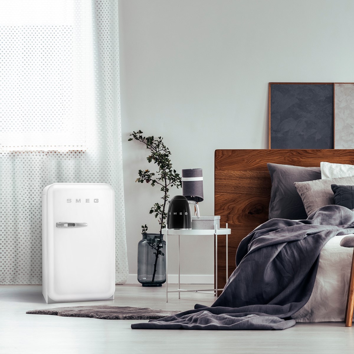 SMEG Minibar FAB5L venstrehengt hvit