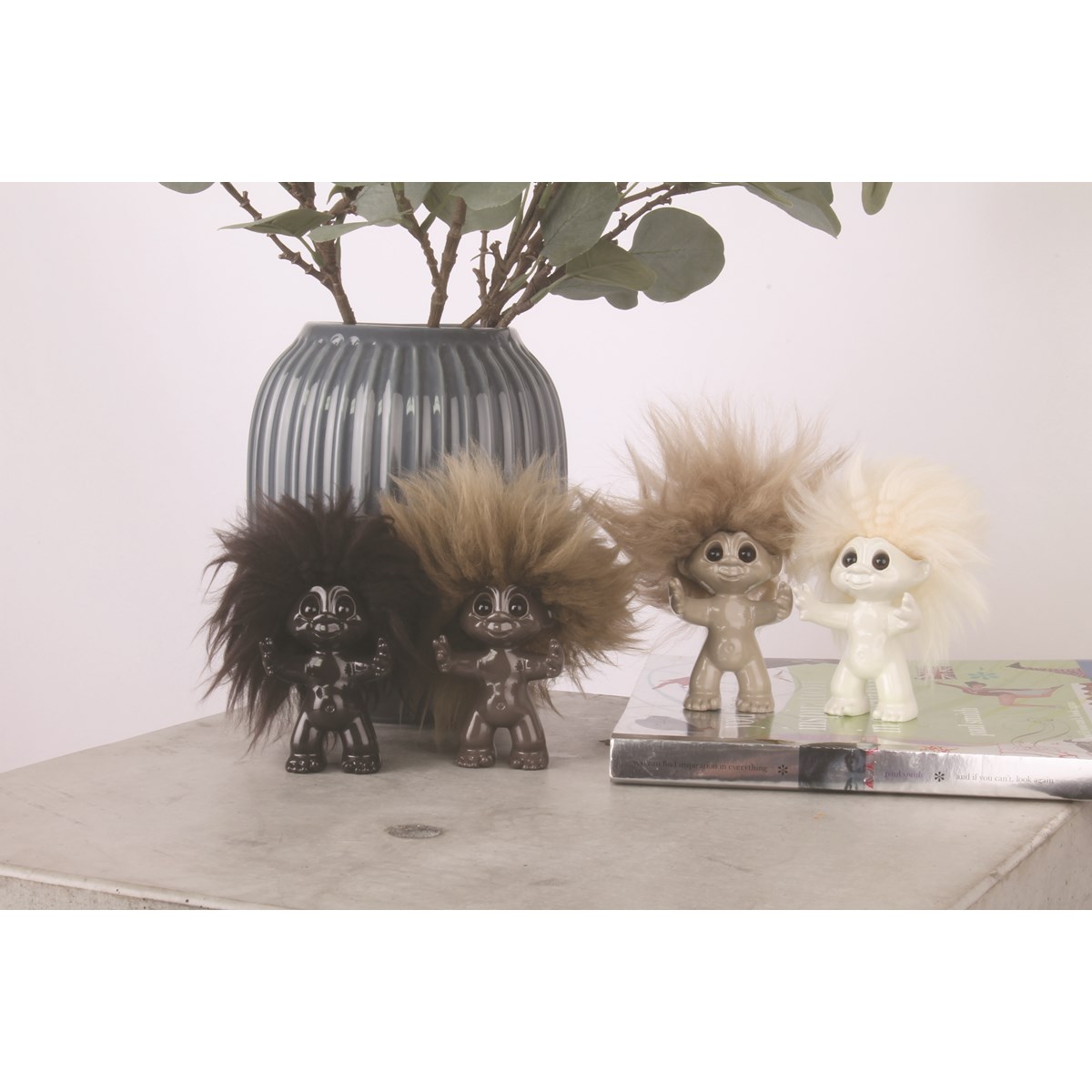 Lykketroll Klassiske 9 cm sand/sand 
